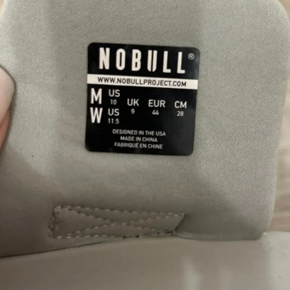 NOBULL Adjustable Slide Sandals Gray M10 W11.5 Sport Recovery Casual Unisex